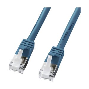 サンワサプライ SANWA SUPPLY ツメ折れ防止カテゴリ5eSTP LANケーブル KB-STPTS-02BL 2m