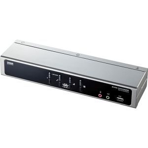 サンワサプライ SANWA SUPPLY デュアルリンクDVI対応パソコン自動切替器(4:1) SW-KVM4HDCN