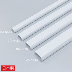 サンワサプライ SANWA SUPPLY サンワサプライ CA-KK17 ケーブルカバー 角型 ホワイト