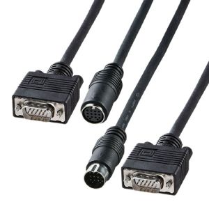 サンワサプライ SANWA SUPPLY ディスプレイ工事配線ケーブル(アナログRGB) KC-K100