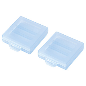 サンワサプライ SANWA SUPPLY サンワサプライ DG-BT4BLN 電池ケース 単4形用2個セット ブルー