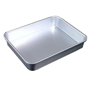 アカオアルミ AKAO アカオアルミ 硬質アルミ アルマイト 標準バット 深型 1号