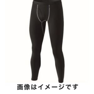 おたふく手袋 OTAFUKU おたふく手袋 JW-165 BTパワーストレッチ前開き ロングタイツ ブラック S