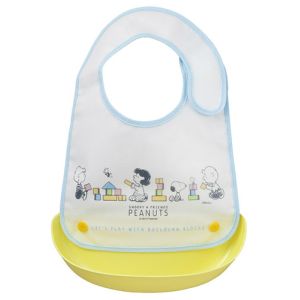 オーエスケー OSK オーエスケー ポリプロピレンお子様食器 スヌーピー ベビーエプロン BR-4