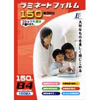 オーム電機 OHM オーム電機 LAM-FB4100T ラミネートフィルム 150ミクロン B4 100枚 00-5514