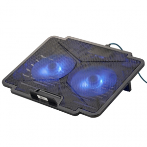 オーム電機 OHM オーム電機 PC-SC01-K ノートPCクーラー2ファン 01-0043