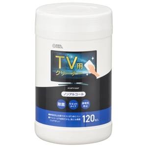 オーム電機 OHM オーム電機 AV-MTV120AF TV用クリーナー 除菌タイプ 120枚入