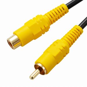 オーム電機 OHM オーム電機 VIS-C20RJ-K ビデオ延長コード ピンプラグ×1-ピンジャック×1 2m 01-5128