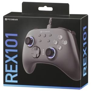 オーム電機 OHM オーム電機 PC-GPREX101-K PCGEAR ゲームパッド