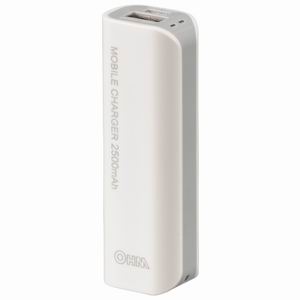 オーム電機 OHM オーム電機 モバイルチャージャー 小型2500mAhタイプ PSE適合品 05-1191 SMP-JV31