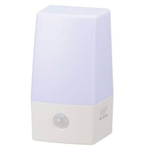 オーム電機 OHM オーム電機 BLA6JSL-WN LEDナイトライト 人感明暗センサー 06-0142