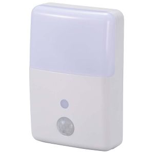 オーム電機 OHM オーム電機 NIT-ALA6MJM-WN LEDナイトライト 明暗 人感センサー 06-0636