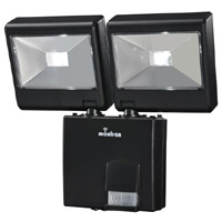 オーム電機 OHM オーム電機 LED センサーライト2灯 乾電池タイプ LS-B224D-K 07-8282