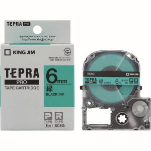 キングジム KING JIM キングジム SC6G テプラ PROテープ カラーラベル