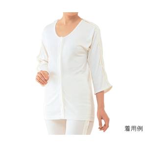 神戸生絲 神戸生絲 ワンタッチ肌着 婦人用両肩腕開き 7分袖 53L