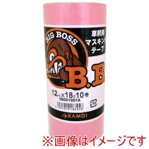 カモ井加工紙 KAMOI カモ井加工紙 車両塗装用テープBIG BOSS 12ミリ 100