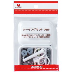 カワグチ KAWAGUCHI KAWAGUCHI ソーイングセット 角型 白 13-276 カワグチ
