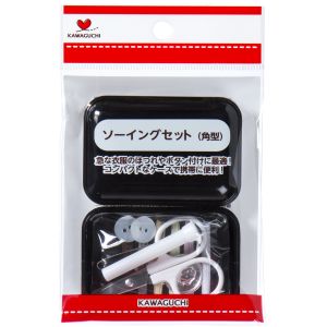 カワグチ KAWAGUCHI KAWAGUCHI ソーイングセット 角型 黒 13-277 カワグチ
