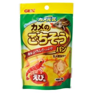 ジェックス GEX ジェックス カメ元気 カメのごちそうパン えび 20g