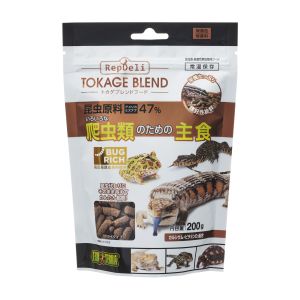 ジェックス GEX ジェックス トカゲブレンドフード 200g