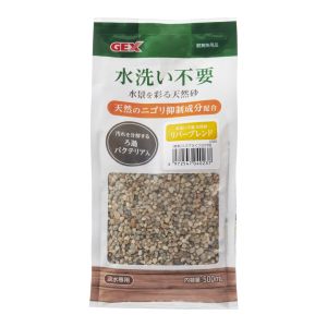 ジェックス GEX ジェックス 水洗い不要天然砂 リバーブレンド 500mL