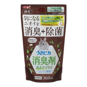 ジェックス GEX ジェックス うさピカ 消臭剤 虫よけプラス 詰替え 360ml 8154060