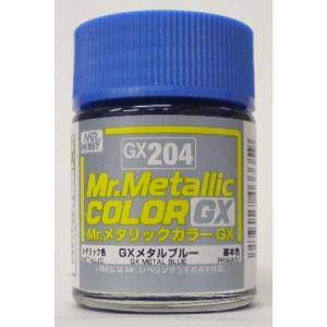 GSIクレオス ミスターホビー GX204 Mr.メタリックカラーGX GXメタルブルー 18ml GSI クレオス