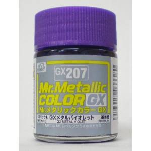 GSIクレオス ミスターホビー GX207 Mr.メタリックカラーGX GXメタルバイオレット 18ml GSI クレオス