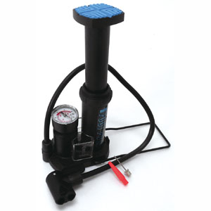 サギサカ SAGISAKA ゲージ付ミニフットポンプ 自転車 ボールに 黒BK 33333
