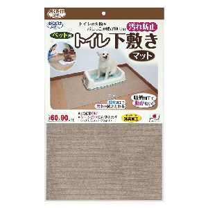 サンコー SANKO サンコー おくだけ吸着 ペット用トイレ下敷きマット ベージュ 犬 猫 トイレ