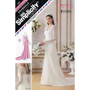 サン プランニング サン プランニング パターン 型紙 シンプリシティ ブライダルドレス SPL730