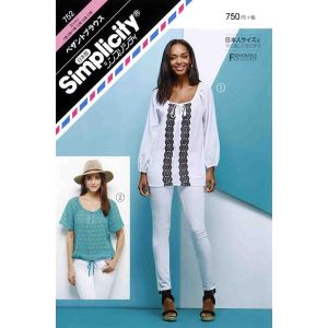 サン プランニング サン プランニング パターン 型紙 シンプリシティ ペザントブラウス SPL752