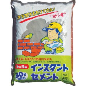 トーヨーマテラン MATERAN トーヨーマテラン NO5151 インスタントセメント30分速乾 灰 4kg 1個入