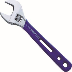 トップ工業 TOP トップ工業 HY-30G 薄型軽量ワイドモンキレンチ エコワイド 200mm グリップ付 TOP