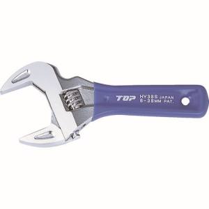 トップ工業 TOP トップ工業 HY-26S 薄型軽量ワイドモンキレンチ ショートエコワイド 口開寸法7～26 TOP