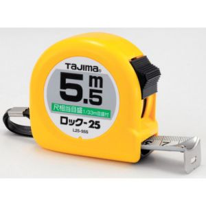 タジマ TAJIMA タジマ L2555SBL ロック-25 5.5m 尺相当目盛付 ブリスター
