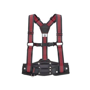 タジマ TAJIMA タジマ YPLMCRX-LRE サスペンダーリミテッド M ライン赤 胴当てCRXセット