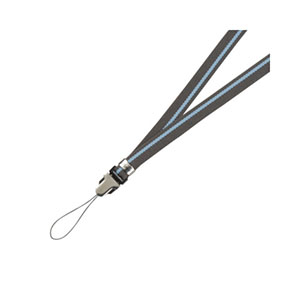 エツミ スリムラインストラップ(グレー/ブルー) E-1809