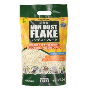 三晃商会 SANKO 三晃商会 広葉樹ノンダストフレーク 約6.5L ハムスター モルモット チンチラ 小鳥