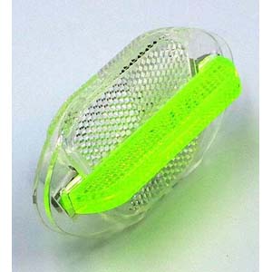 日本反射器工業 日本反射器工業 ウィング リフレクターJ 12番～14番スポーク対応 ナチュラル/ウィング:ライム