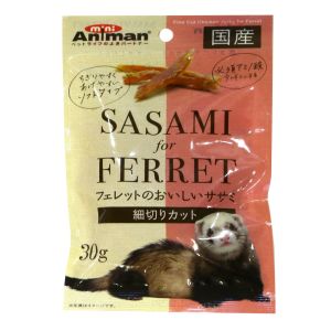 ドギーマンハヤシ DoggyMan ドギーマン フェレットのおいしいササミ 細切りカット 30g