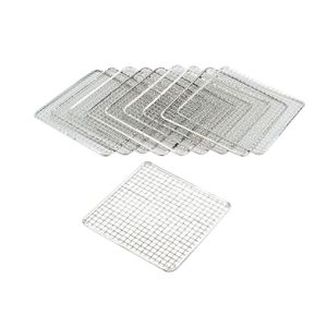 キャプテンスタッグ CAPTAIN STAG キャプテンスタッグ 炭焼一番 角型焼きアミ 250×250mm 10枚入 M-6578