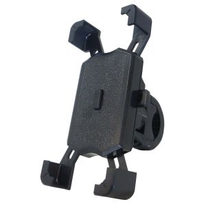 キャプテンスタッグ CAPTAIN STAG キャプテンスタッグ スマートフォン ホルダー 4点止め 直径 15～30mm対応 ブラック Y-5007