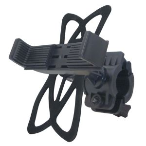 キャプテンスタッグ CAPTAIN STAG キャプテンスタッグ スマートフォン ホルダー バンド点止め 直径 15～30mm対応 ブラック Y-5008