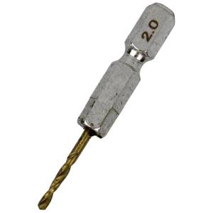 SK11 SK11 六角軸Tin鉄ドリル 極短 2.0mm