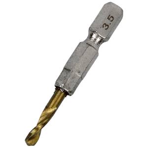 SK11 SK11 六角軸Tin鉄ドリル 極短 3.5mm