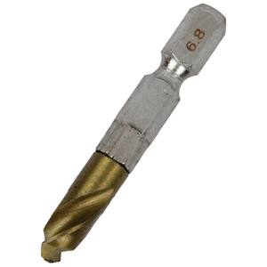 SK11 SK11 六角軸Tin鉄ドリル 極短 6.8mm