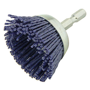 SK11 SK11 50mm ＃150 六角軸ナイロンブラシ細目