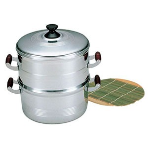 北陸アルミニウム ホクア DX 長生セイロ セット 一重 33cm 北陸アルミニウム