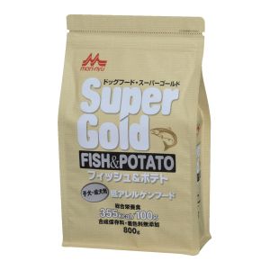 森乳サンワールド 森乳 スーパーゴールド フィッシュ&ポテト 子犬 成犬用 800g